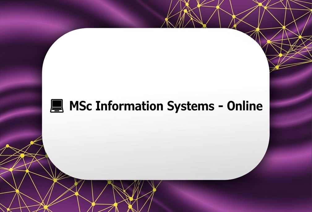 💻 MSc Information Systems - Online